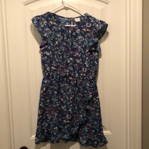 Beautiful teal flower print dress
